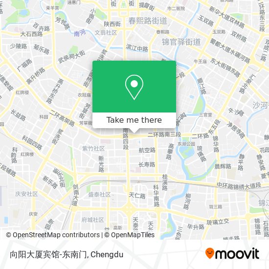 向阳大厦宾馆-东南门 map