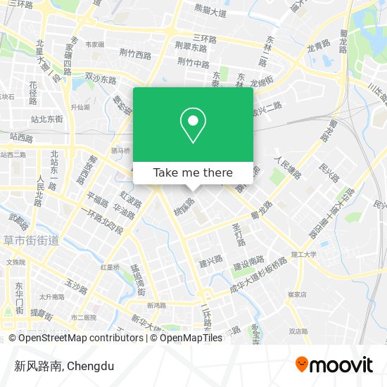 新风路南 map