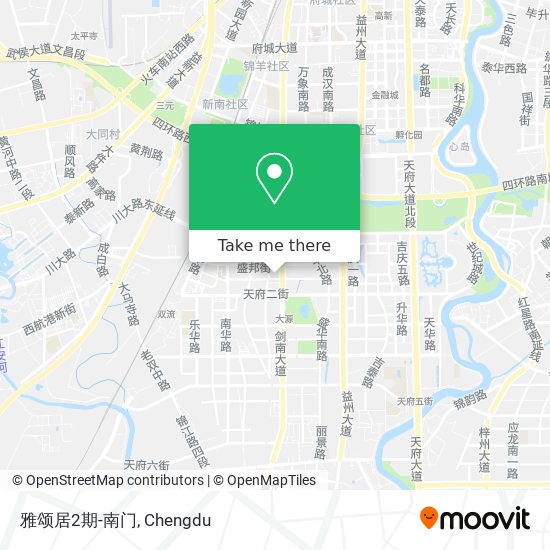 雅颂居2期-南门 map