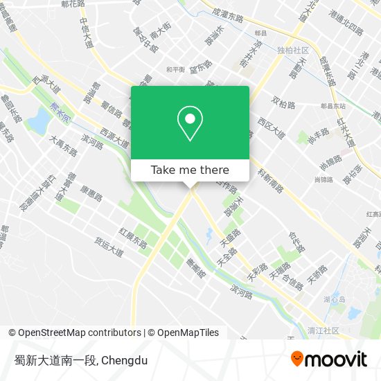 蜀新大道南一段 map