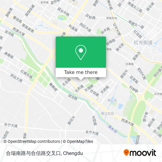 合瑞南路与合信路交叉口 map