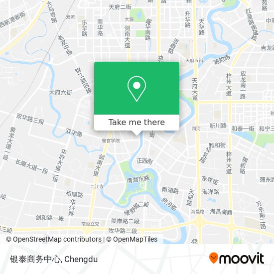 银泰商务中心 map