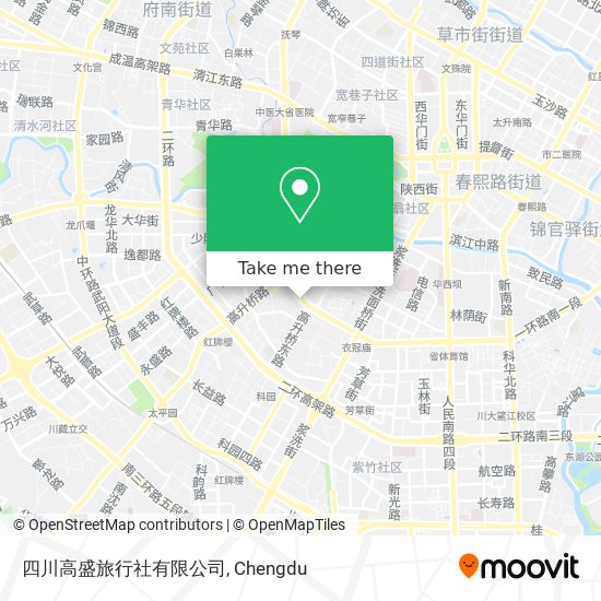 四川高盛旅行社有限公司 map