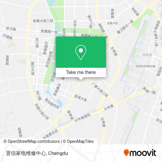置信家电维修中心 map