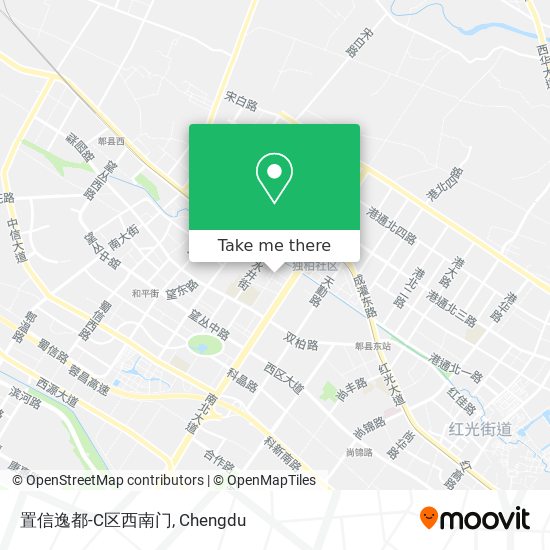 置信逸都-C区西南门 map
