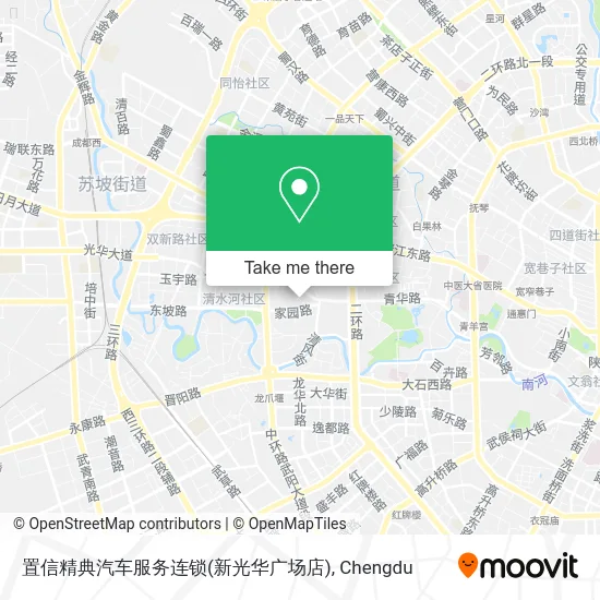置信精典汽车服务连锁(新光华广场店) map