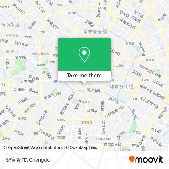 锦官超市 map