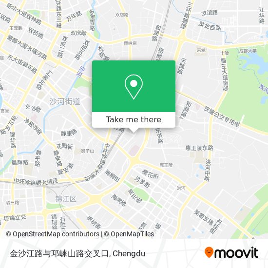 金沙江路与邛崃山路交叉口 map