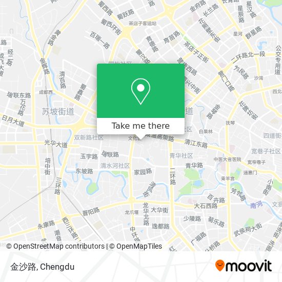 金沙路 map