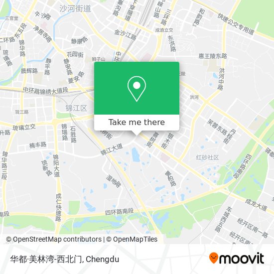 华都·美林湾-西北门 map