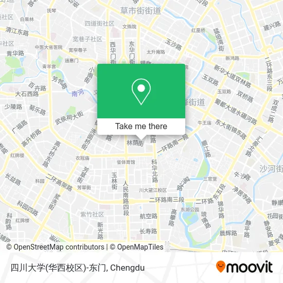 四川大学(华西校区)-东门 map