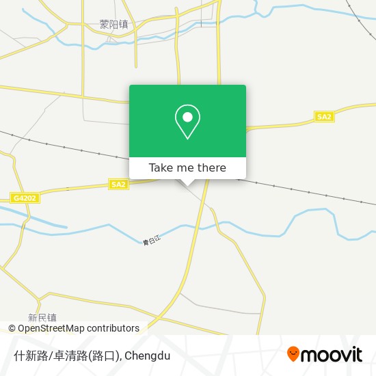 什新路/卓清路(路口) map
