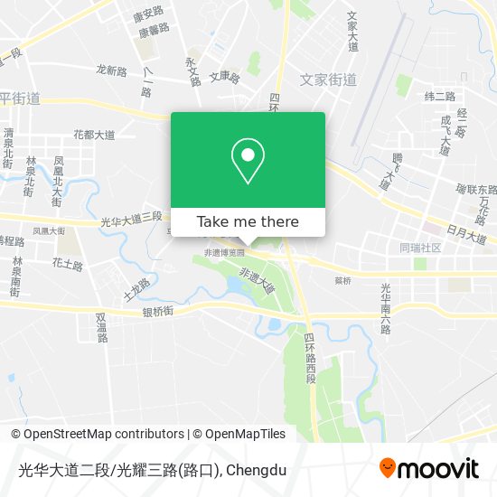 光华大道二段/光耀三路(路口) map