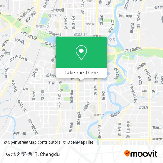 绿地之窗-西门 map
