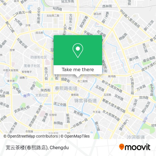宽云茶楼(春熙路店) map
