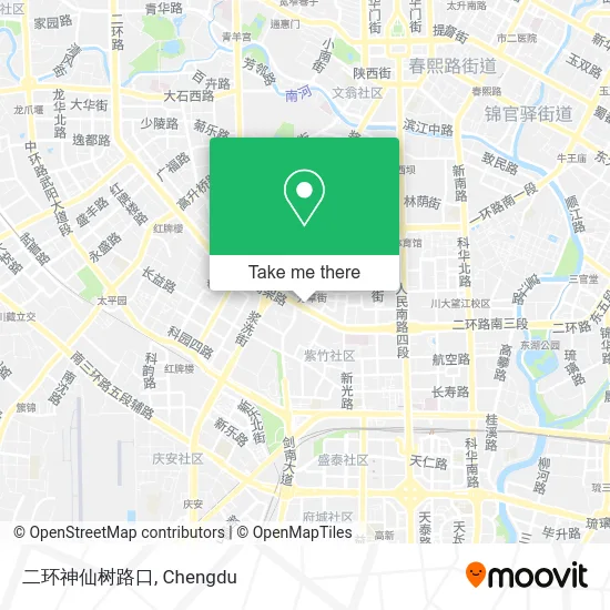 二环神仙树路口 map