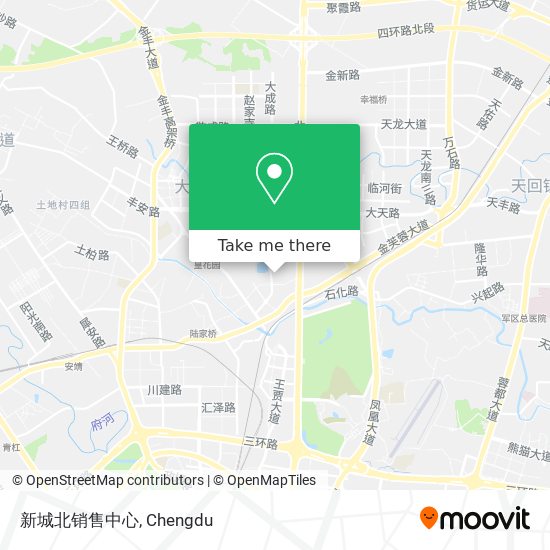 新城北销售中心 map