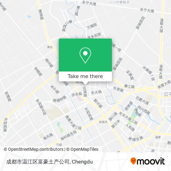 成都市温江区富豪土产公司 map