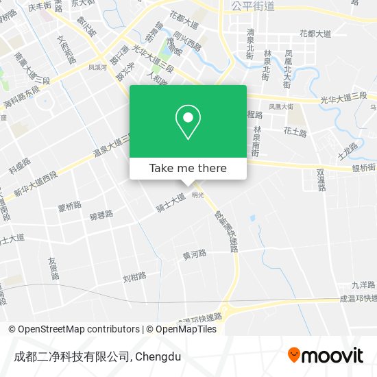 成都二净科技有限公司 map