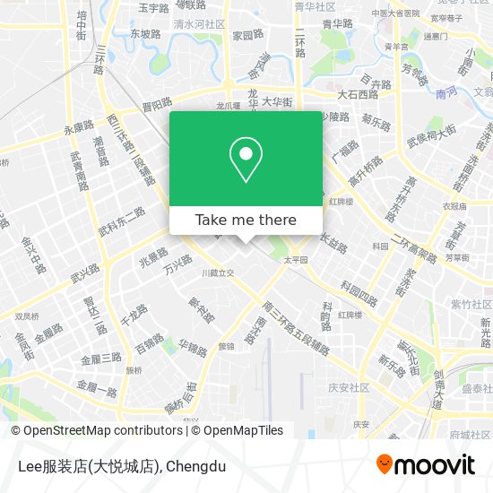 Lee服装店(大悦城店) map