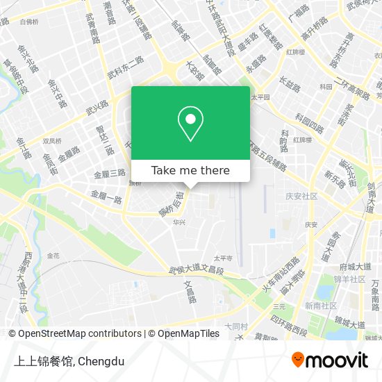 上上锦餐馆 map