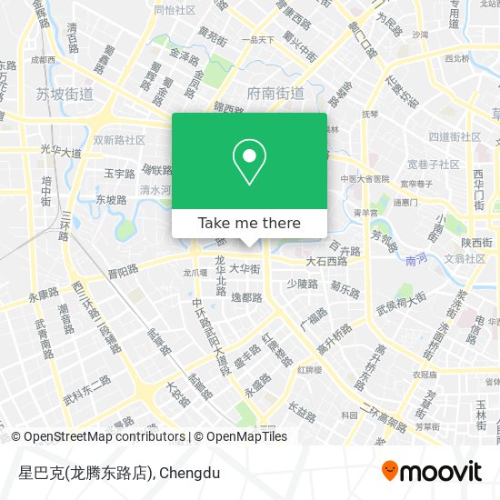 星巴克(龙腾东路店) map