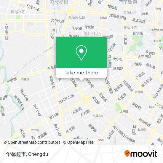 华馨超市 map