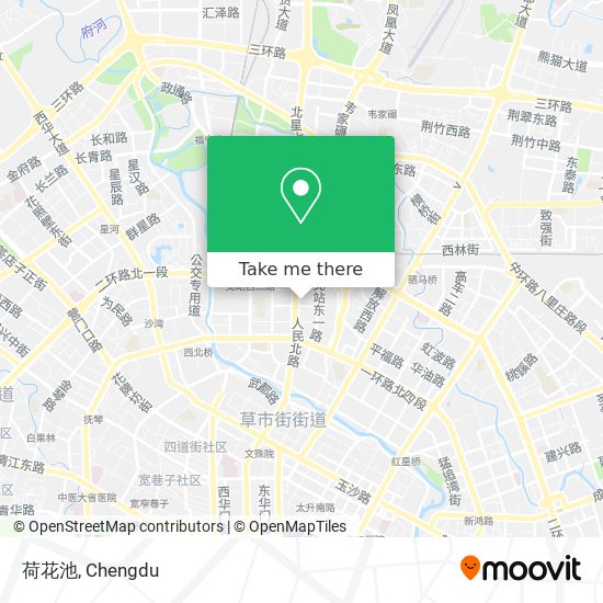 荷花池 map