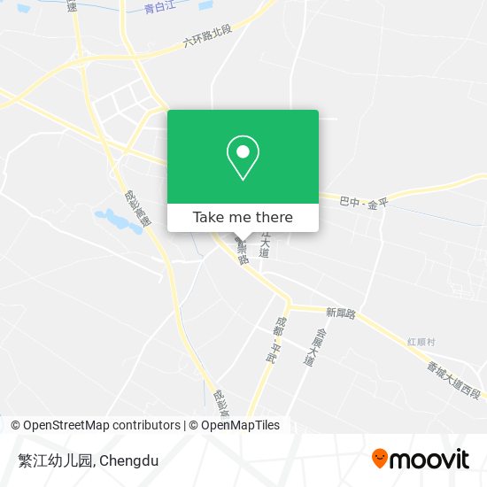 繁江幼儿园 map