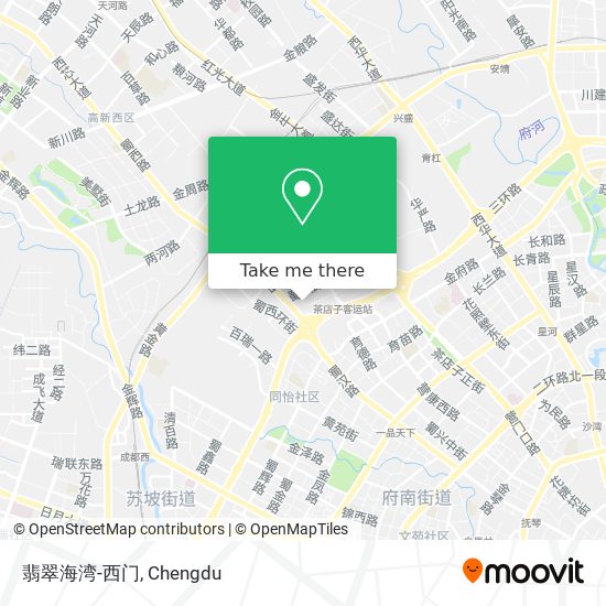 翡翠海湾-西门 map
