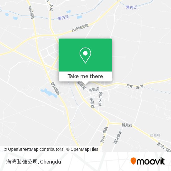 海湾装饰公司 map