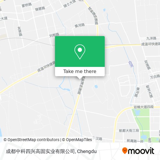 成都中科四兴高固实业有限公司 map