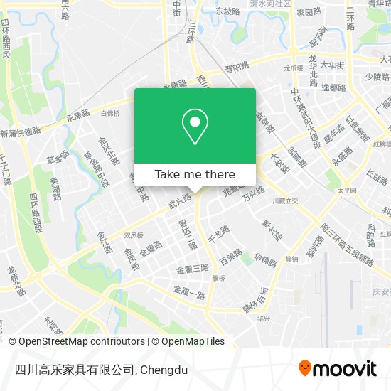四川高乐家具有限公司 map