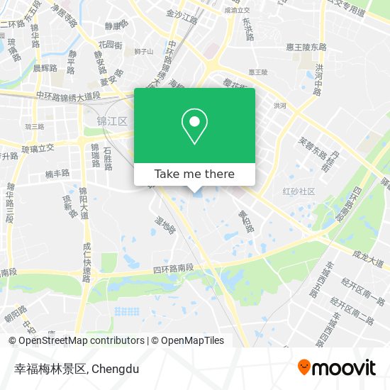 幸福梅林景区 map