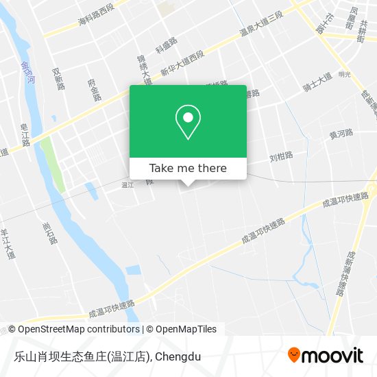 乐山肖坝生态鱼庄(温江店) map