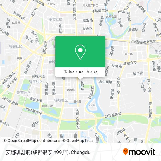 安娜凯瑟莉(成都银泰in99店) map