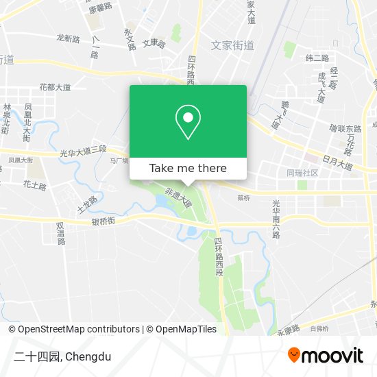 二十四园 map