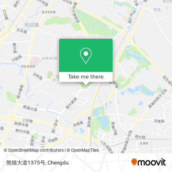熊猫大道1375号 map