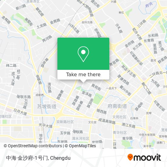 中海·金沙府-1号门 map