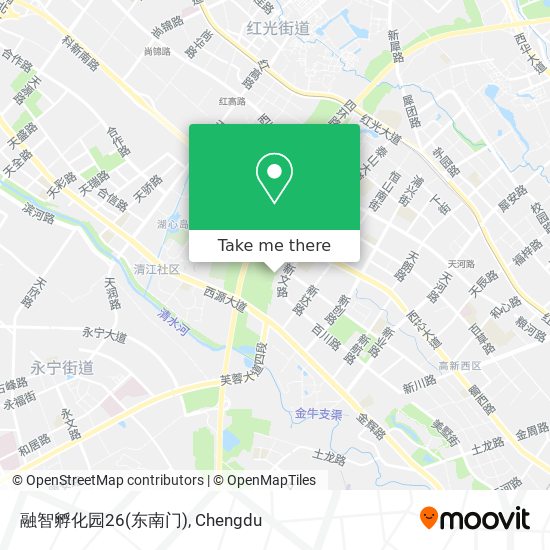融智孵化园26(东南门) map