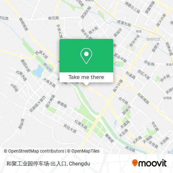 和聚工业园停车场-出入口 map