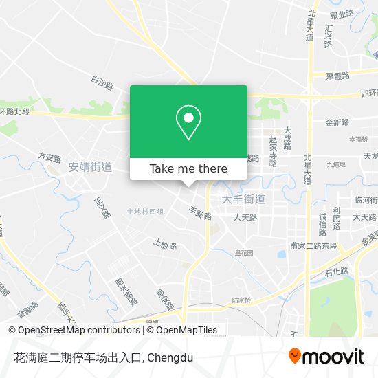 How To Get To 花满庭二期停车场出入口in 新都区by Bus Or Metro