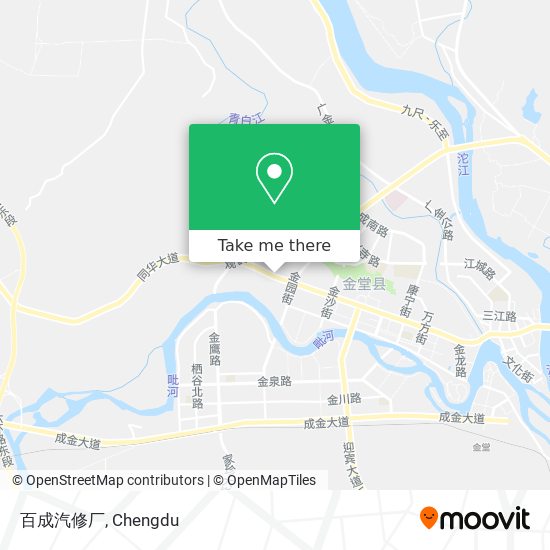百成汽修厂 map