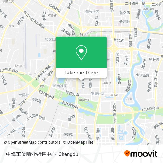 中海车位商业销售中心 map
