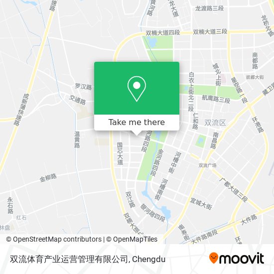 双流体育产业运营管理有限公司 map