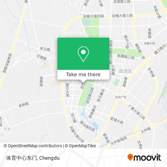 体育中心东门 map