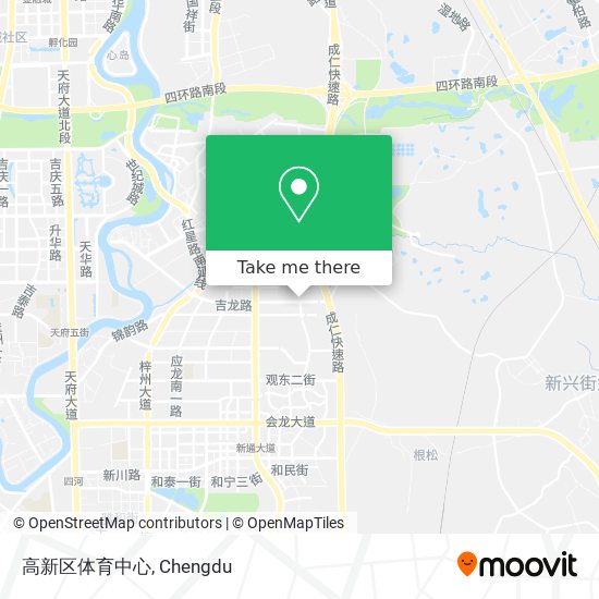 高新区体育中心 map
