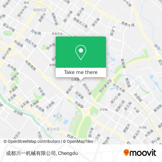 成都川一机械有限公司 map