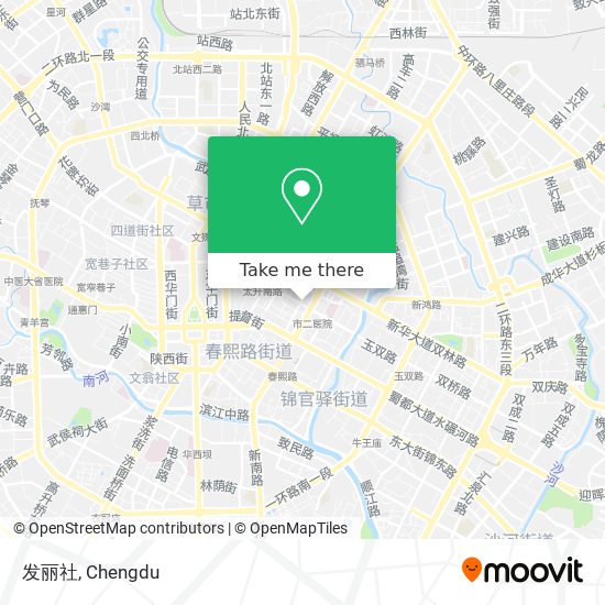 发丽社 map
