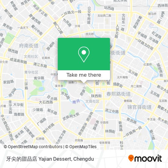 牙尖的甜品店 Yajian Dessert map